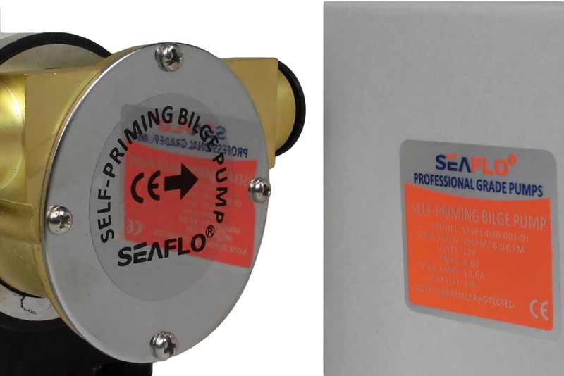 SEAFLO ® selbstansaugende Bilge Pumpe 1800L/h Deckswaschpumpe