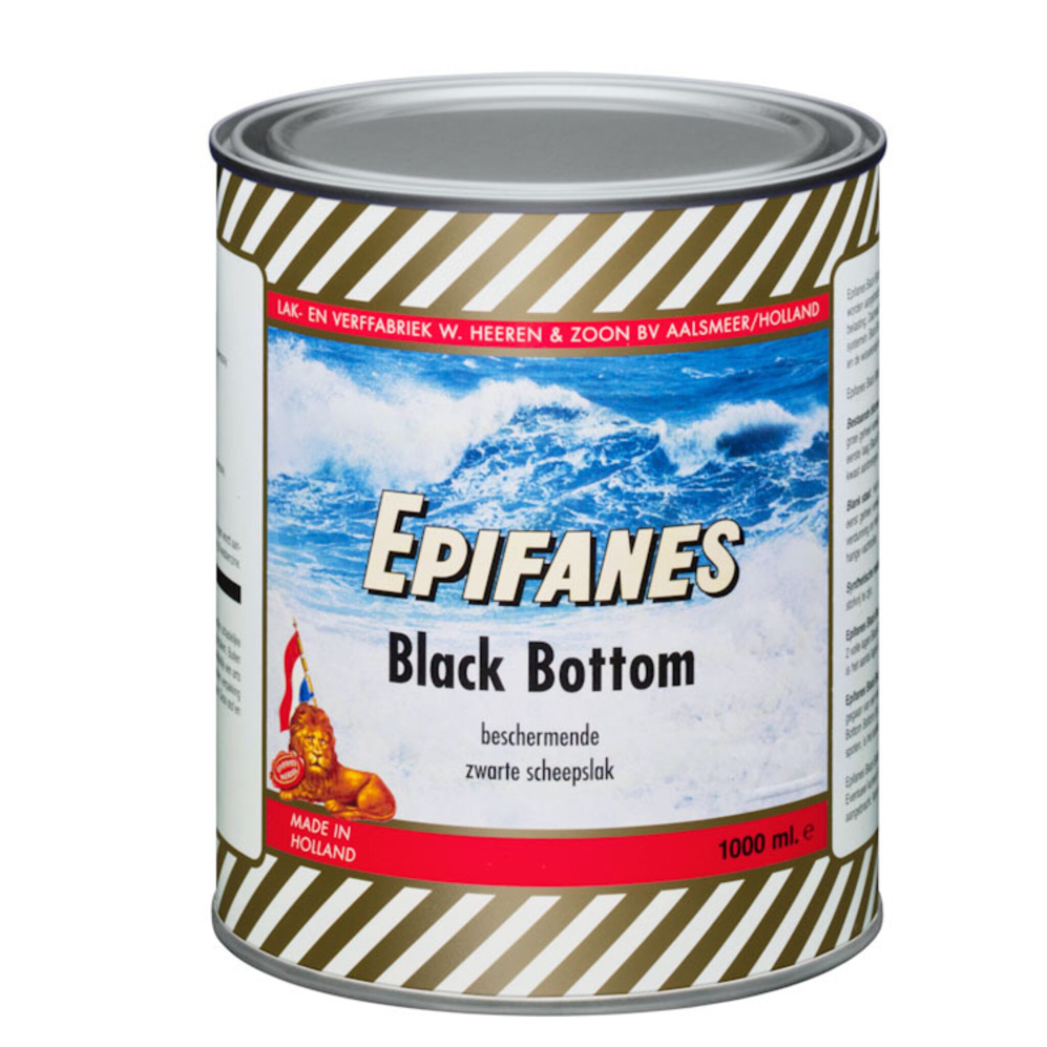 EPIFANES Black Bottom Schiffslack 1l in schwarz