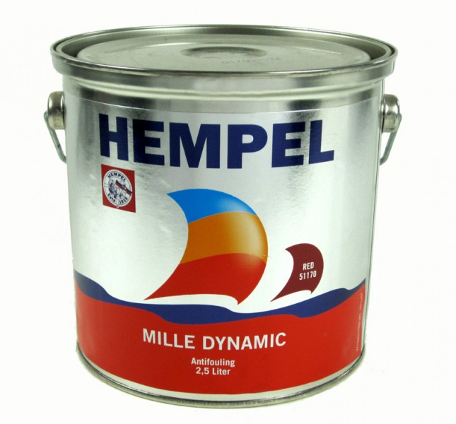 Antifouling Hempel Mille Dynamic 2,5L Rot