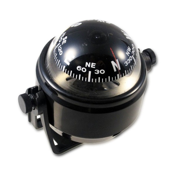Kompass mit Haltebügel Schwarz
