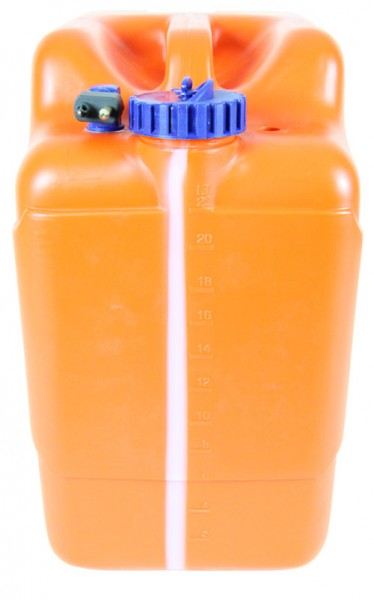 Kraftstofftank orange mit Yamaha Anschluss